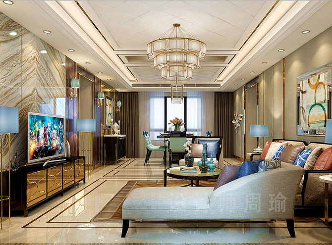 3P色色色世纪江尚三室两厅168平装修设计效果欣赏